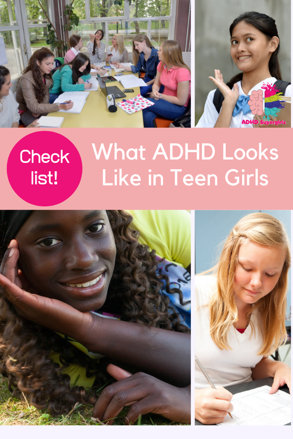 Do I have ADHD as a teenage girl? Teenage girls often go under-diagnosed with ADHD because a lot of medical professionals and schools don't know how to recognize the symptoms of ADHD in teenage girls. Learn how to recognize the signs of ADHD in teen girls.
