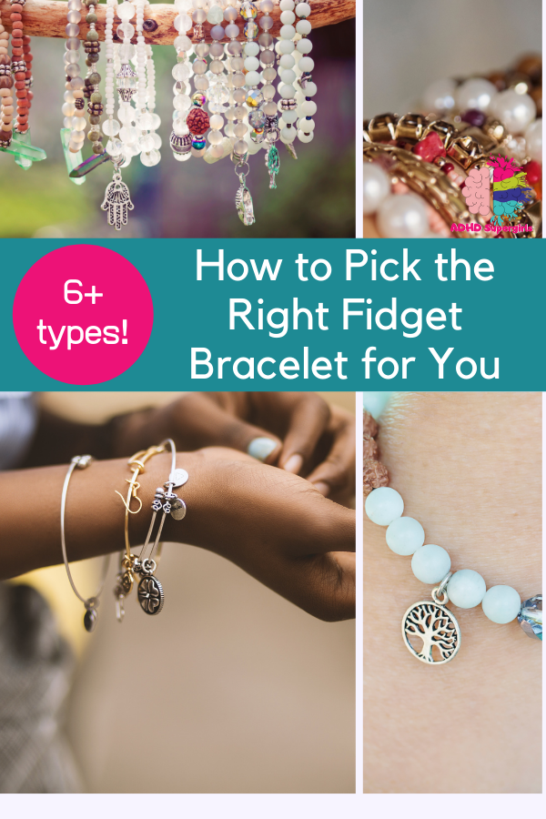 Girls with ADHD often fidget and play with things like pencils and pens, their hair, nails, teeth, and zippers. Put this instinct in a positive place with these fidget bracelets for girls with ADHD. 