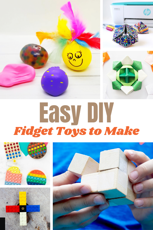 If you or your child want to experiment making DIY fidget toys, here are 20 easy DIY fidget toys to make!