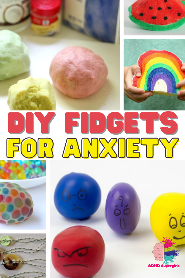 Feeling anxious? These DIY fidgets for anxiety are perfect for easing anxiety in any situation. Instructions for over 20 DIY fidgets!
