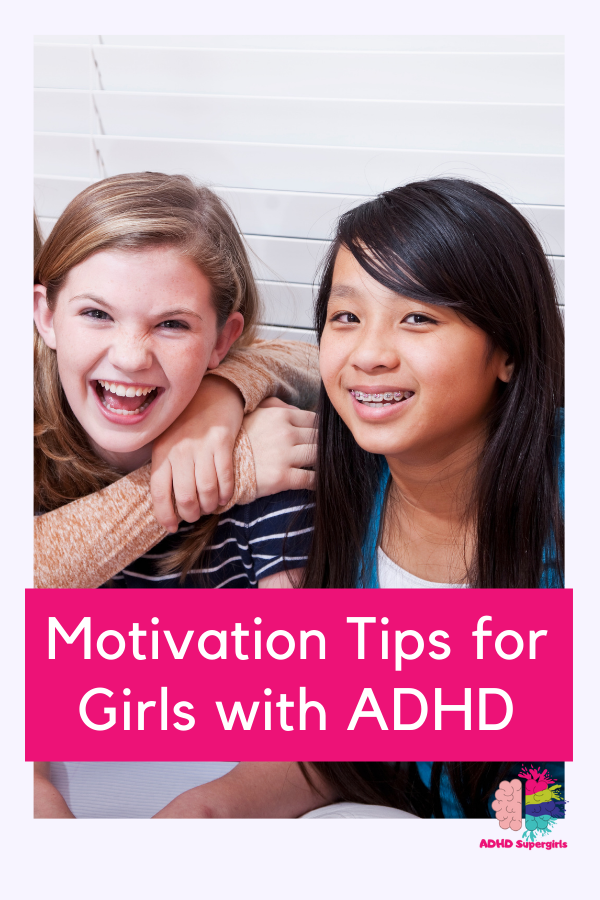 You'll find all of the ways to motivate a girl with ADHD in this list! You'll find help for staying motivated, getting motivated, how to motivate ADHD girls to do homework, how to motivate teenage girls with ADHD, how to motivate elementary age girls with ADHD, how to motivate preschool girls with ADHD, and a whole lot more!