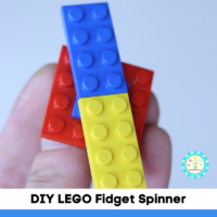 Learn how to make a LEGO fidget spinner in less than 5 minutes.