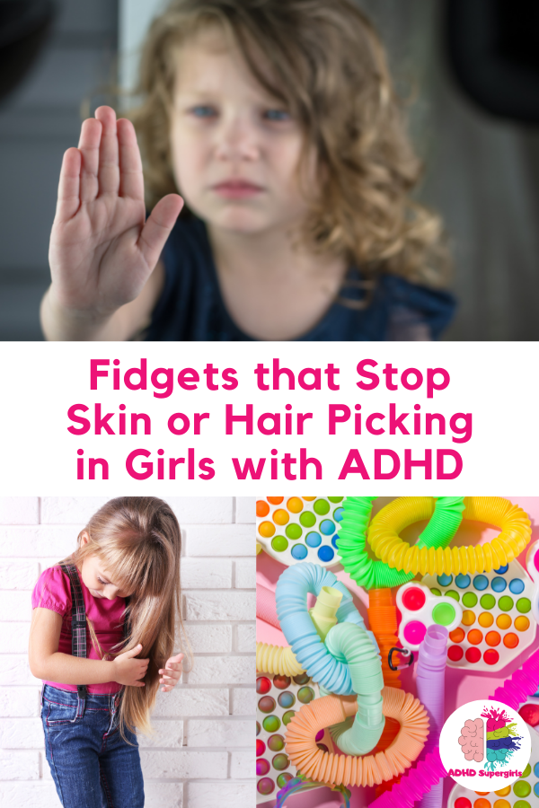 Sensory toys for picking that can stop a picking habit in girls with ADHD. Real solutions from real girls with ADHD. 